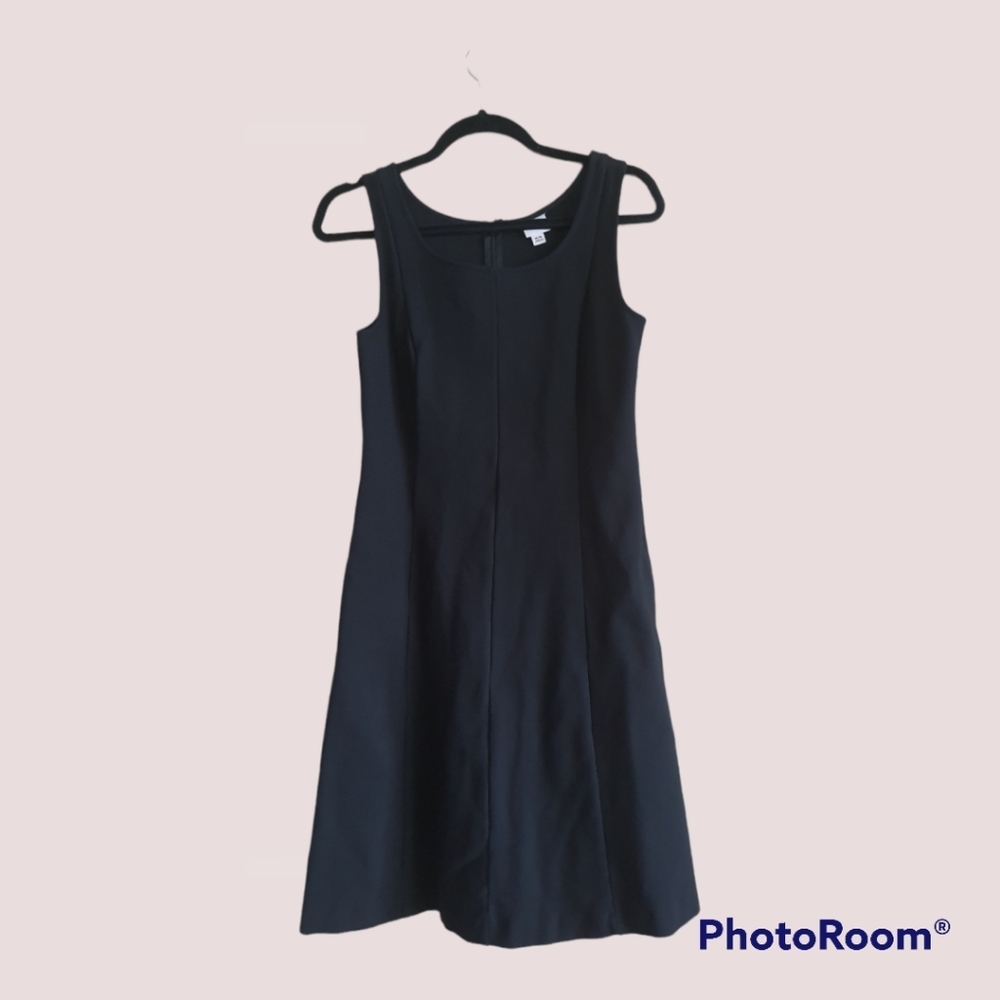 LBD Sleeveless Scoop Neck Black Dress